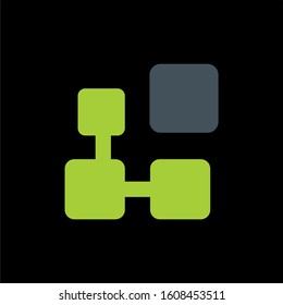 Abstract technology logo, design concept, emblem, icon, flat logotype element for template.