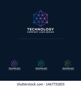 Abstract Technology Logo Design Icon