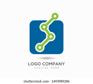 Abstract technology logo, global logo template, techno icon, modern techno element concept design. Isolated white background