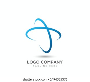 Abstract technology logo, global logo template, techno icon, modern techno element concept design