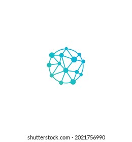 diseño de icono de logotipo de tecnología abstracta