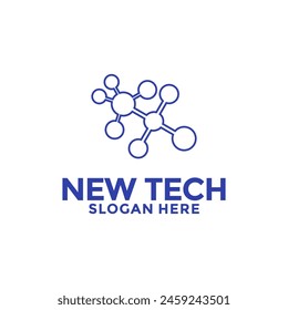 Logo für Abstrakte Technologie, Modern Tech-Logo Vorlage