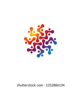 Abstract Technology Logo Stock Vector