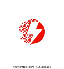 Abstract Technology Logo Stock Vector