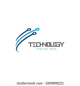 Abstract technology logo template vector icon 