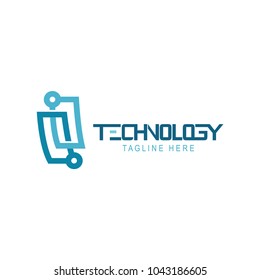 Abstract technology logo template vector icon