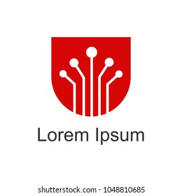 Abstract technology logo template vector icon