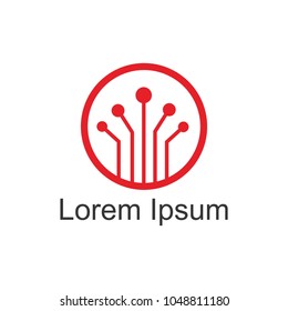 Abstract technology logo template vector icon