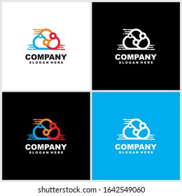 Abstract technology logo template vector icon