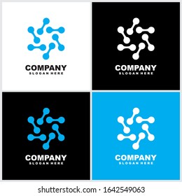 Abstract technology logo template vector icon