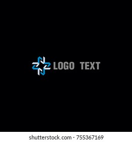 abstract technology logo vector for company
