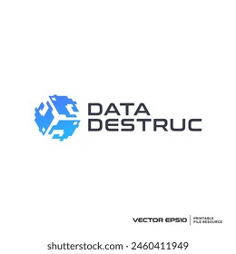 Abstract technology logo vector design