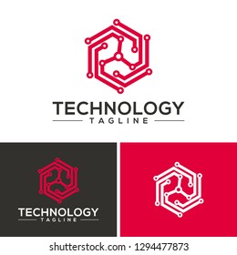 Abstract Technology Logo Vectors