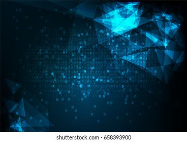 Abstract technology mesh background with lines and shapes | EPS10 design layout for your business.