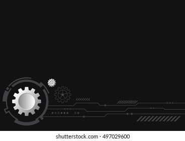 Abstract technology modern futuristic background, vector illustration