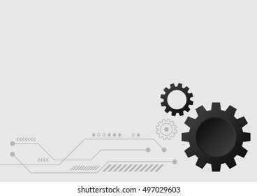 Abstract technology modern futuristic background vector illustration