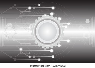Abstract technology modern futuristic background, vector illustration