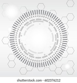 Abstract technology modern futuristic background, vector illustration