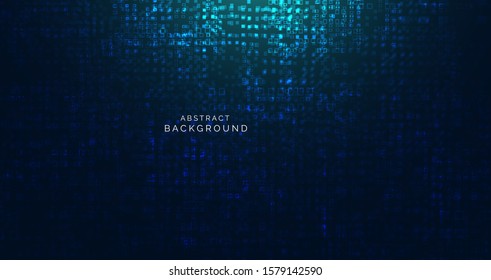 abstract technology modern square futuristic on blue background.