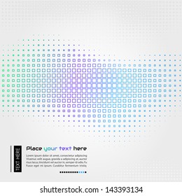 Abstract  technology mosaic  background