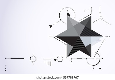 Abstract technology motion shape. black motion shape vector.