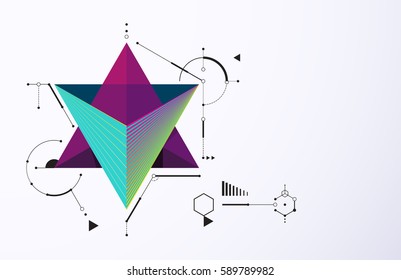 Abstract technology motion shape. black motion shape vector.