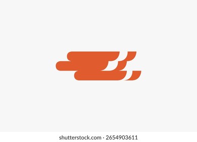 Logotipo de movimiento rápido de la tecnología abstracta