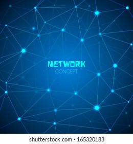 Abstract technology network concept vector illustration