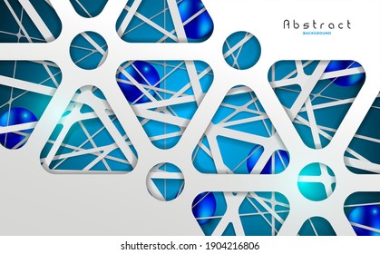 Abstract, Technology, network, Futuristic background, Vector Illustration.