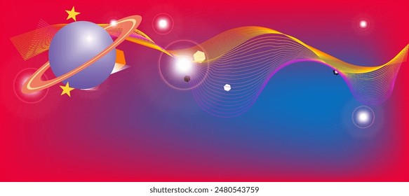 Tecnología Abstractas, ondas de red o de sonido, mundo de la música Para diseños, carteles, Fondos de pantalla y presentaciones - Ilustraciones vectoriales
