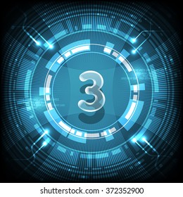 Abstract technology Number 3