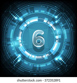 Abstract technology Number 6