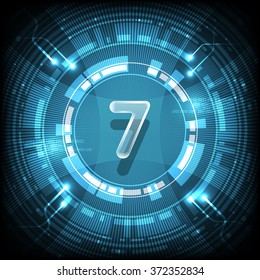 Abstract technology Number 7