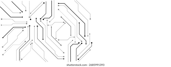 Tecnología Abstractas sobre un fondo blanco.