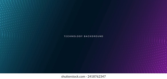 abstract technology particles dots background