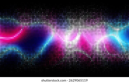 tecnologia abstrata partículas meio-tom vetor fundo