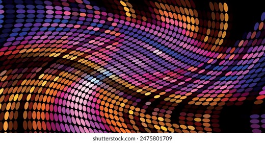 abstract technology particles lines mesh background