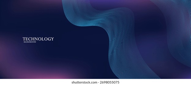abstract technology particles lines mesh background
