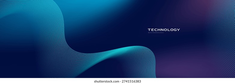 abstract technology particles lines mesh background 