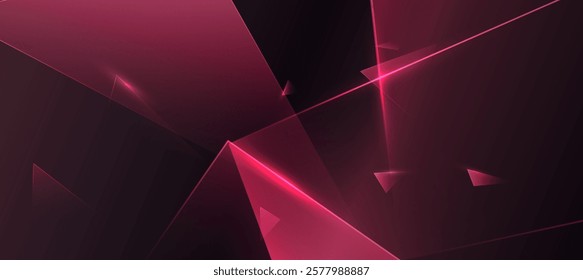 Abstract technology , Polygon legant diagonal striped red and black background, Digital line background vector for presentation products or website background EPS 10