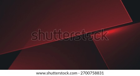 Abstract technology ,red black polygon elegant background vector illustration, banner business product present