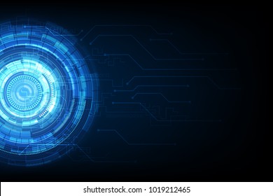 Abstract Technology Sci Fi Circuit Design Stock Vector (Royalty Free ...