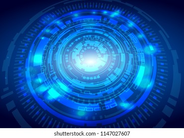 abstract technology sci fi circuit design innovation concept vector background