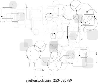 Abstract technology and science background design.