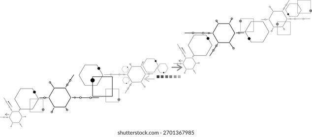 Abstract technology and science background design.