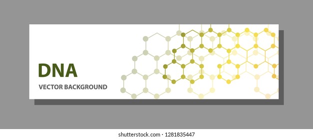 abstract technology science concept DNA futuristic on hi tech blue background