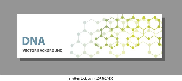 abstract technology science concept DNA futuristic on hi tech blue background