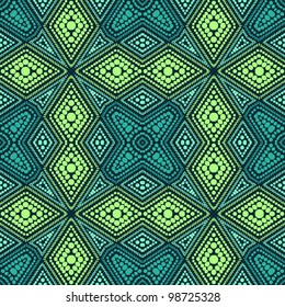 abstract technology seamless background. Colorful vector illustration