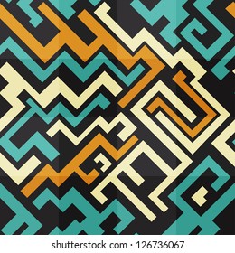 abstract technology seamless pattern