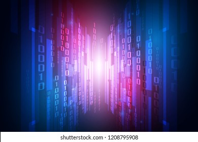 Abstract technology security on global network background, vector illustration